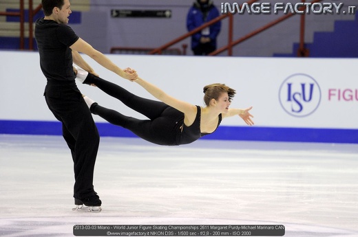 2013-03-03 Milano - World Junior Figure Skating Championships 2611 Margaret Purdy-Michael Marinaro CAN